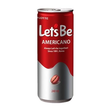 Кофейный напиток Lotte Let's be Americano, 240 мл Корея