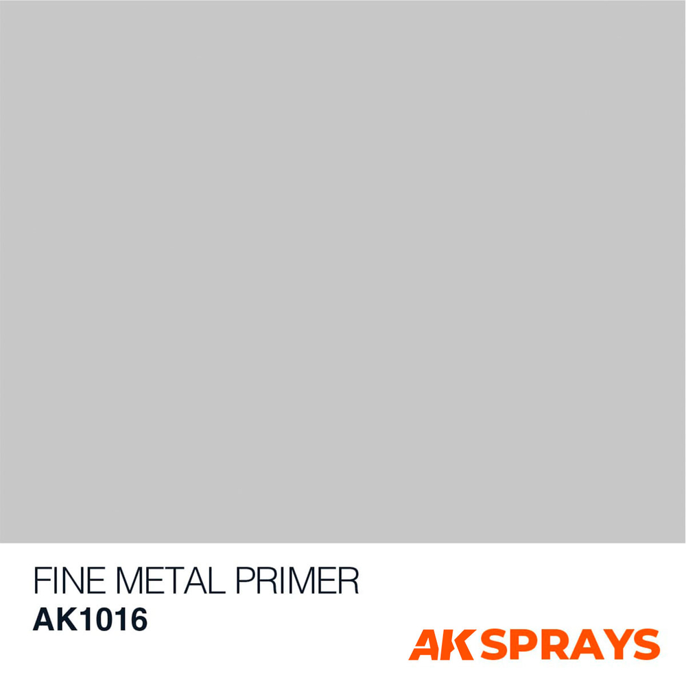 Аэрозольный праймер для металлических деталей AK Interactive Fine Metal Primer Spray 150мл
