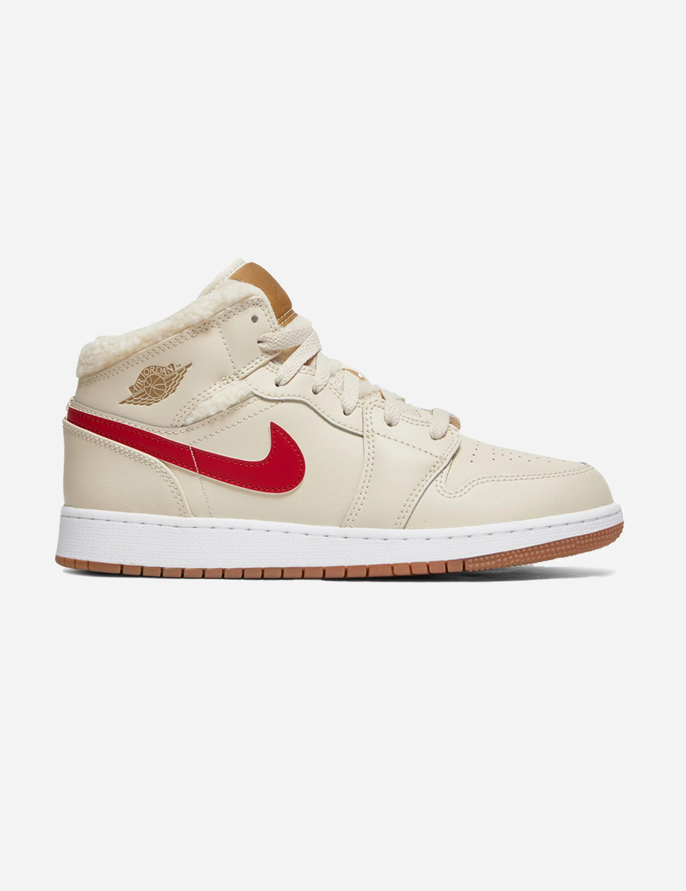 Air Jordan 1 Mid "Fleece Pearl White"