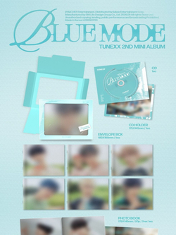 Альбом TUNEXX - BLUE MODE 2nd Mini Album INDIVIDUAL 7 Version SET