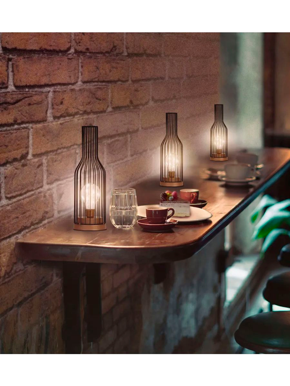 LED светильник в стиле Лофт "Бутылка вина"
