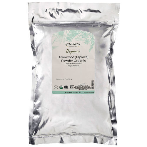 Starwest Botanicals, Порошок органического арроутора (тапиоки), 453,6 г (1 фунт)