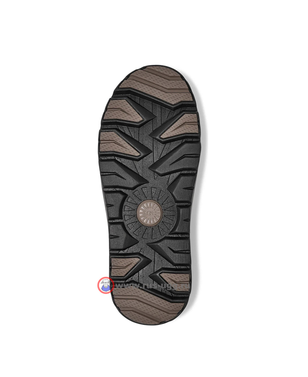 UGG MENS TASMAN WEATHER HYBRID SLIPPER Smoke Plume Black