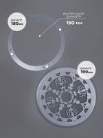 Вентиляционная Решетка КП ЛИА 150х150 Серый