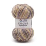 Пряжа Astra Premium (Астра Премиум) Карелия носочная (Karelia sock) / уп.2 мот. по 100 г, 400 м, 1003