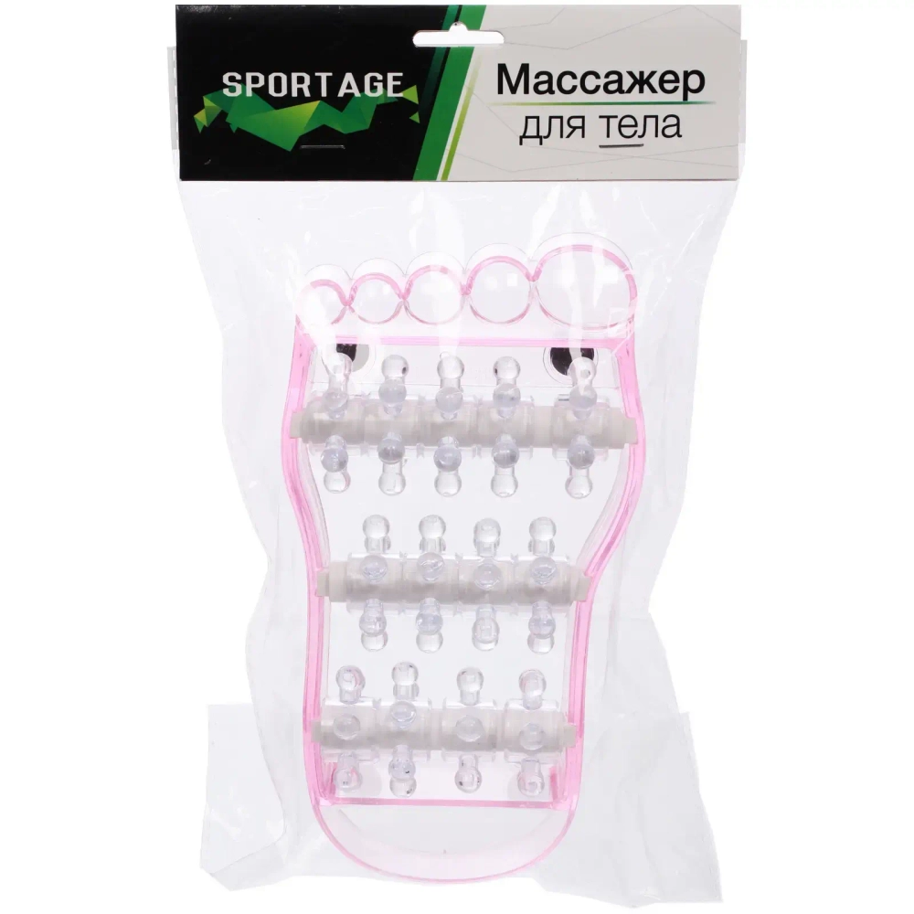 Массажер для ног роликовый «Light Foot» 20*10,5*5 см, розовый