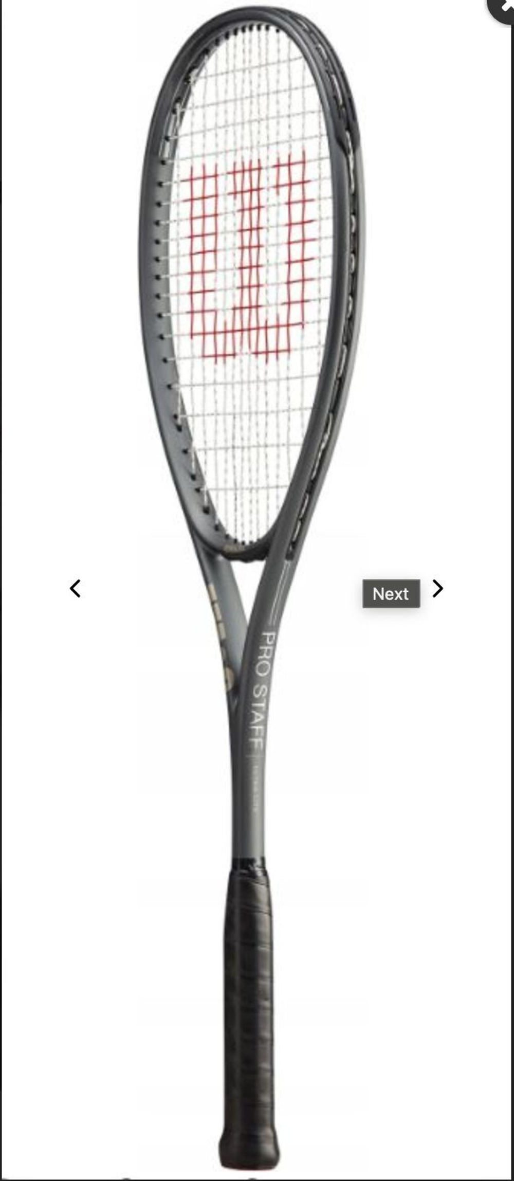 Wilson, PRO STAFF UL 2022, Grey, Squash Racket