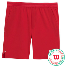 Мужские теннисные шорты Wilson Tournament V2 7" Unlined - красный