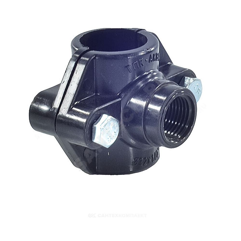 Седелка ПЭ Дн 50х1" ВР с резьбовым выходом ТПК-АКВА 3000050001