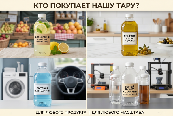 🥤 От крафтового лимонада до автохимии: кто выбирает нашу тару? 🥤 От крафтового лимонада до автохимии: кто выбирает нашу тару?