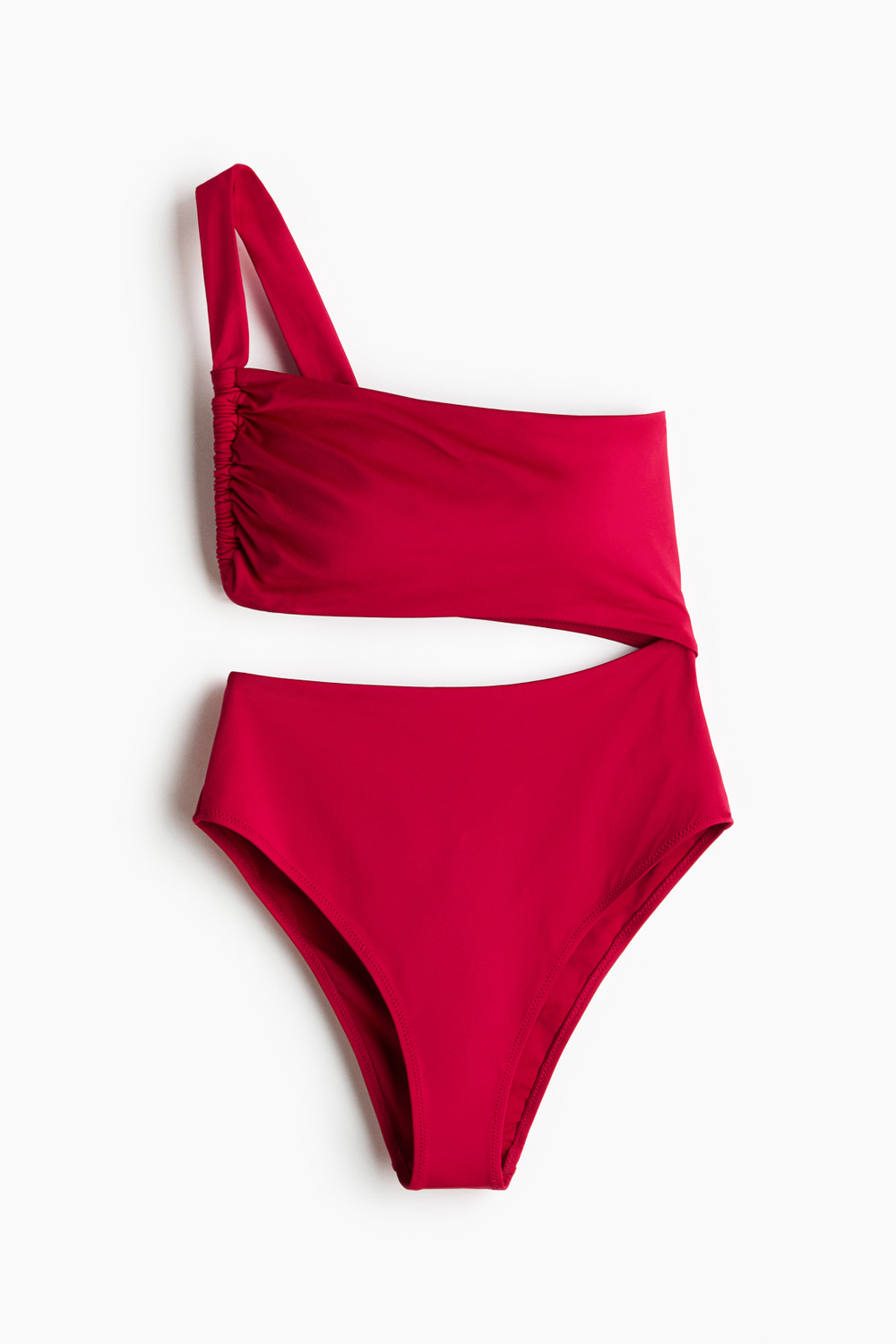 Купальник на одно плечо с вырезом - H&M