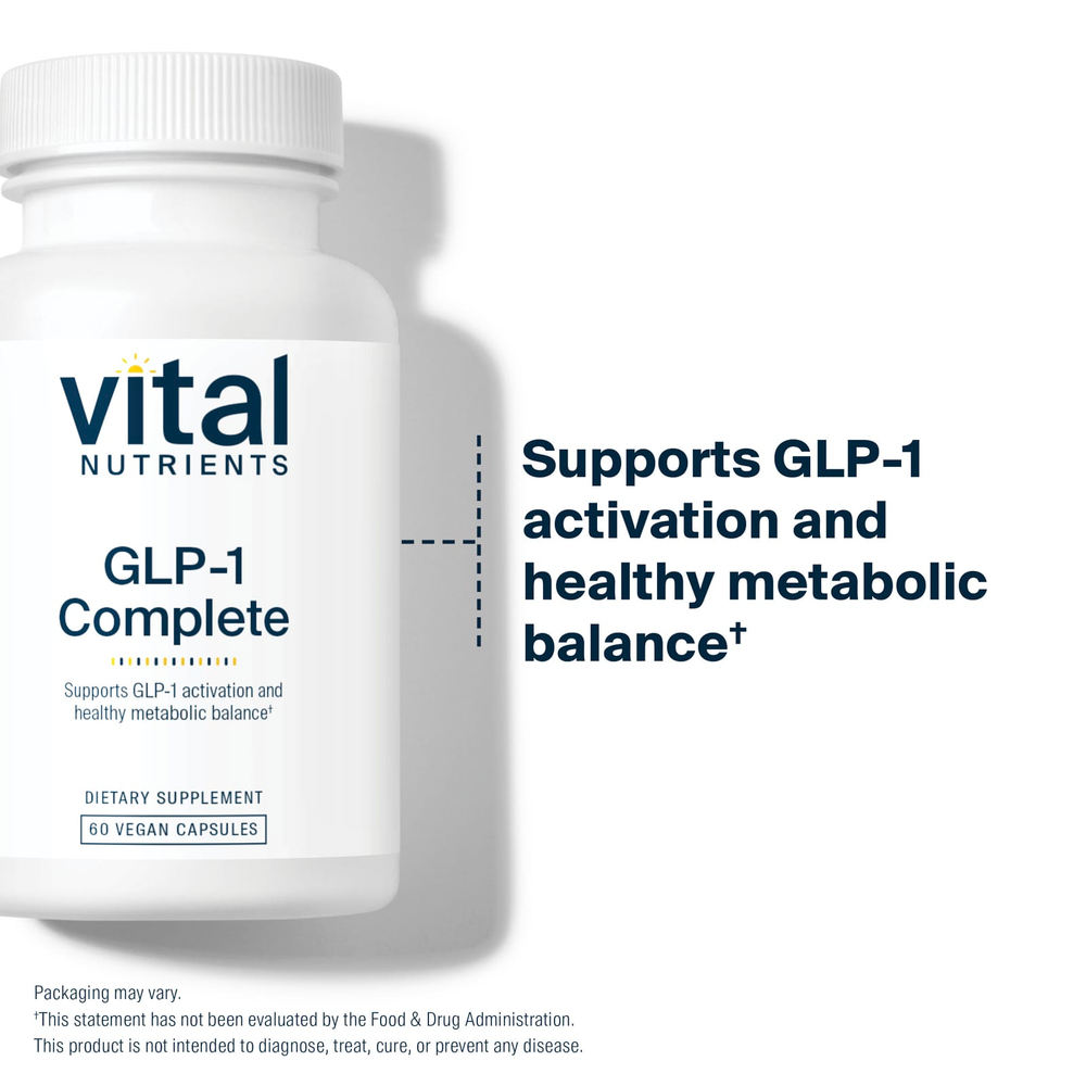 Vital Nutrients, GLP-1 Complete, 60 веганских капсул