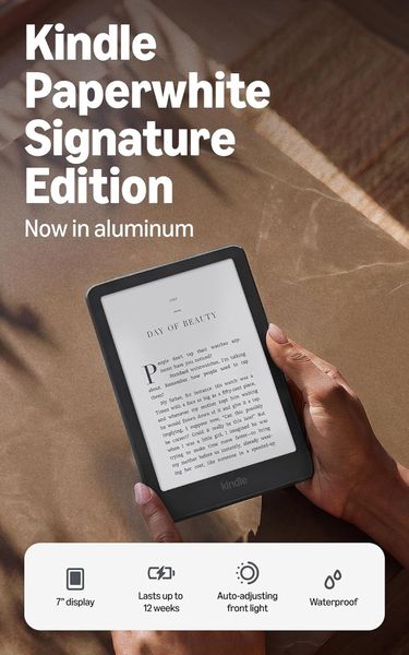 Электронная книга Amazon Kindle PaperWhite 2026 32Gb Signature Edition Серый | Graphite