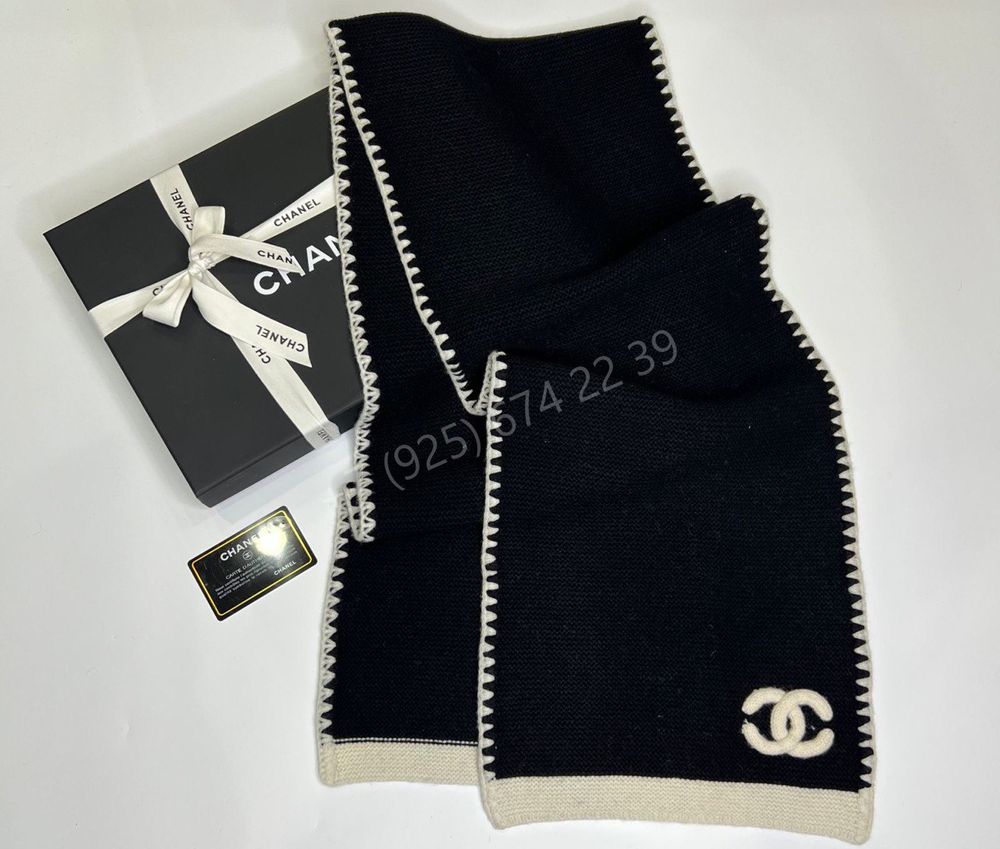 Комплект шапка и шарф Chanel