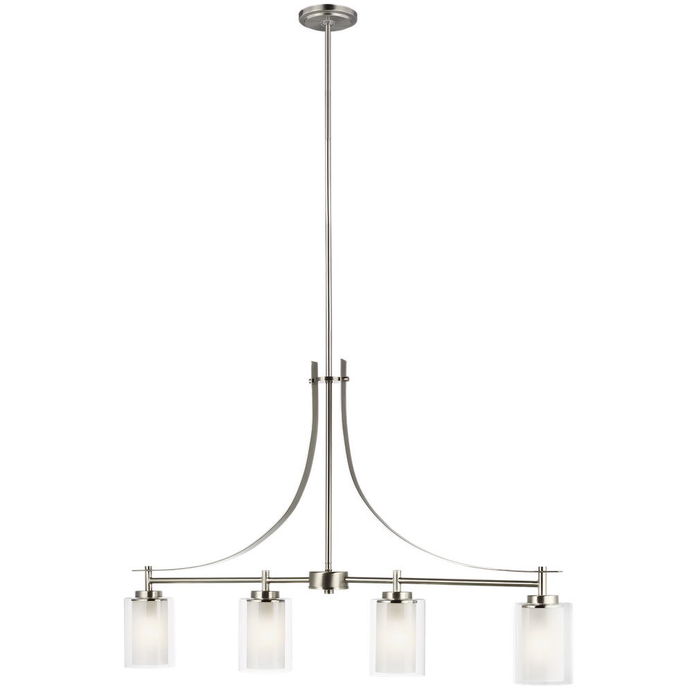 Светильник Visual Comfort Elmwood Park Four Light Linear Pendant