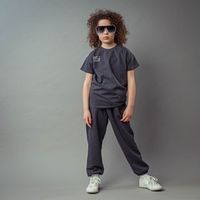 Джоггеры "Bb team" Графит подростковые облегченные