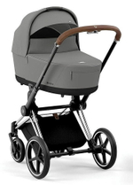 Коляска Cybex Priam IV Chrome Brown complete Cloud G Magic Black Base G 4 в 1 Mirage Grey