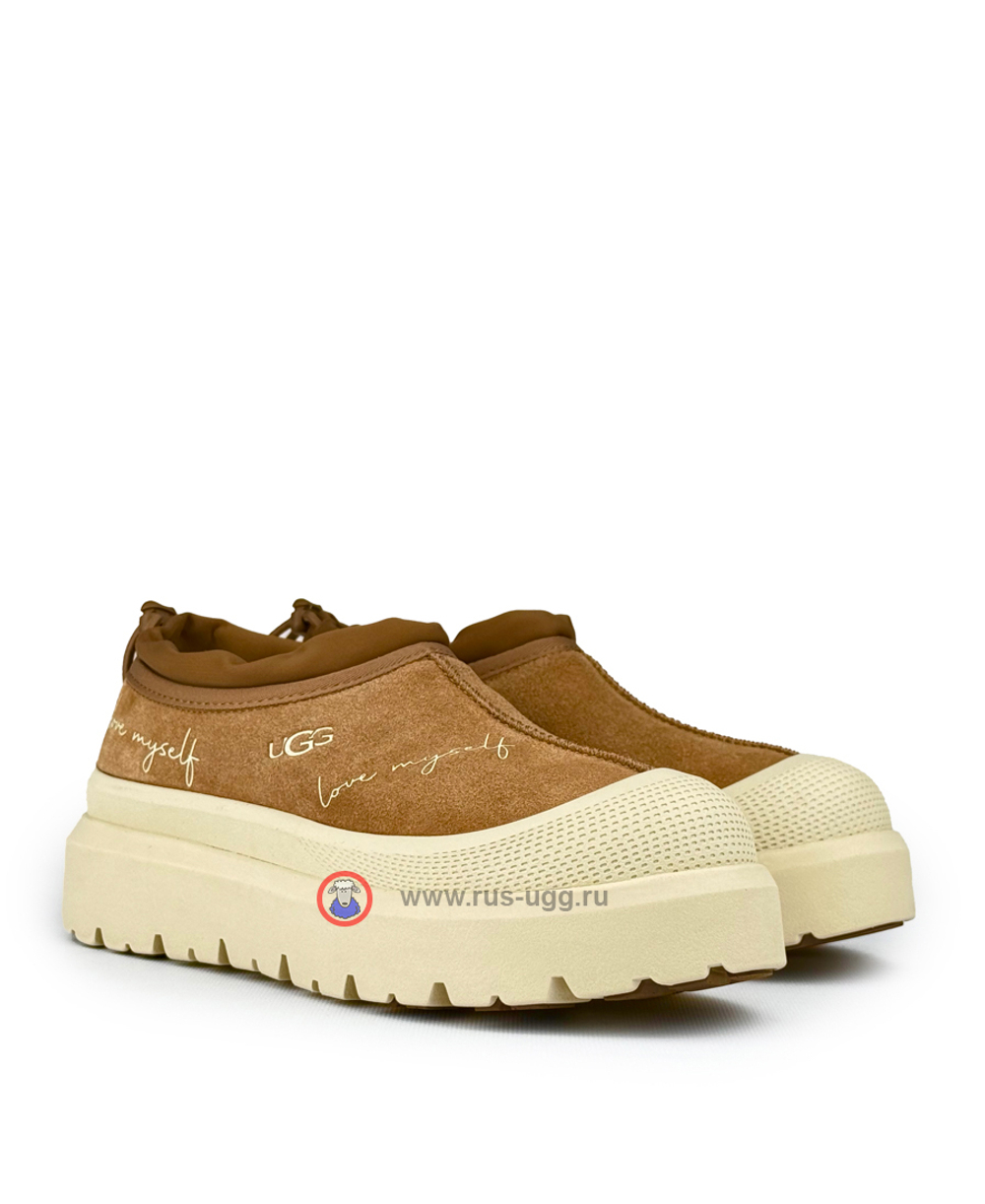 UGG TASMAN WEATHER HYBRID SLIPPER Chestnut/White A-1