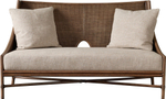 Диван McGuire Open Oval Caned Banquette