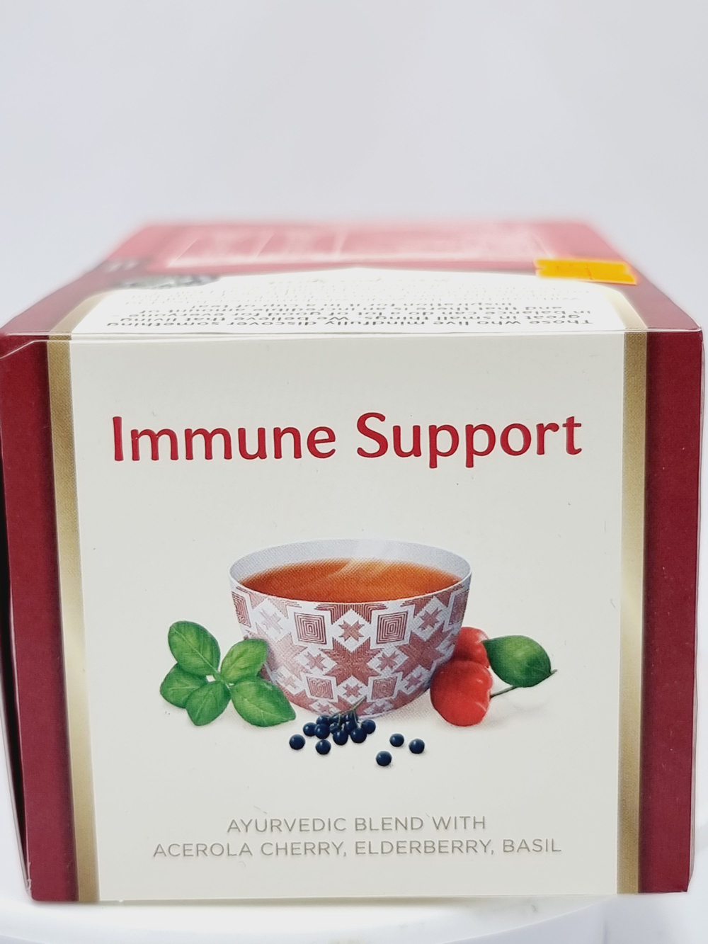 Чай травяной Yogi Tea Immune Support аюрведическая смесь с витамином С, 17 пакетиков, 34 г (из Финляндии)