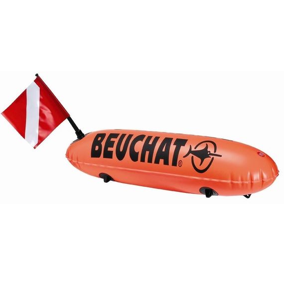 Буй длинный с флажком Beuchat + нейлоновый линь