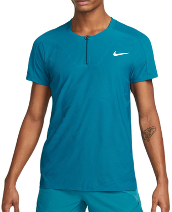 Мужское теннисное поло Nike Court Dri-Fit Adventage Slam Tennis Polo - зеленый
