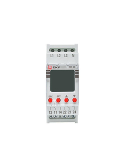 Реле контроля фаз с LCD дисплеем RKF-2S (с нейтралью) EKF rkf-2s