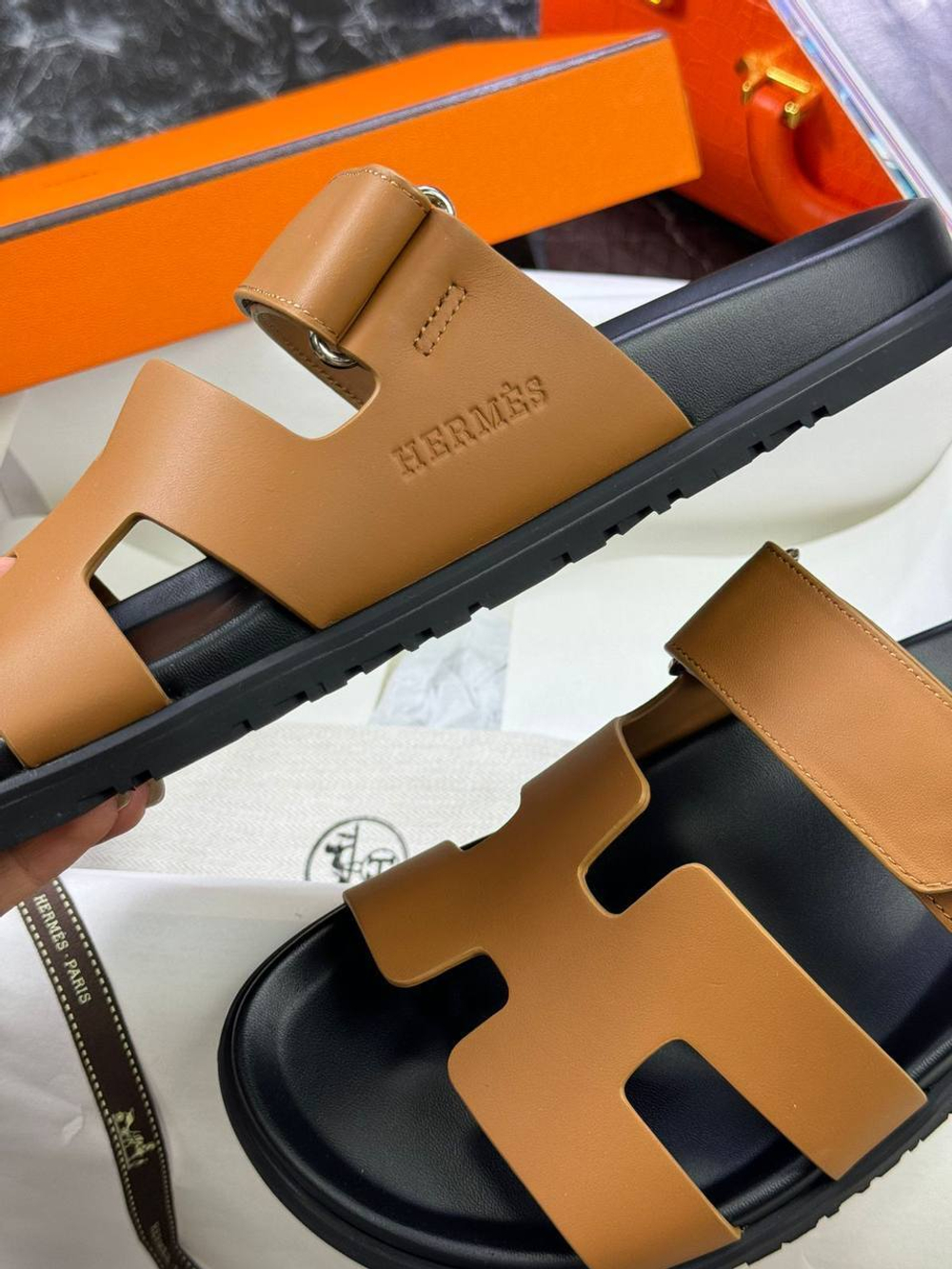 Шлепанцы Hermes