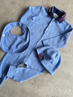 Комплект из хлопкового боди и шапочки с нагрудником Gucci, 74