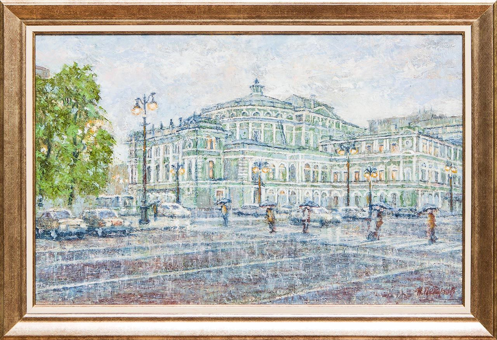 Картина маслом "Мариинский театр" Петров