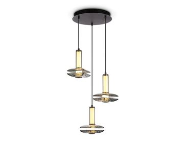 Подвесной светодиодный светильник 35W 3000K LH31012/3 GR/SM серый/дымчатый High Light Crystal Ambrella