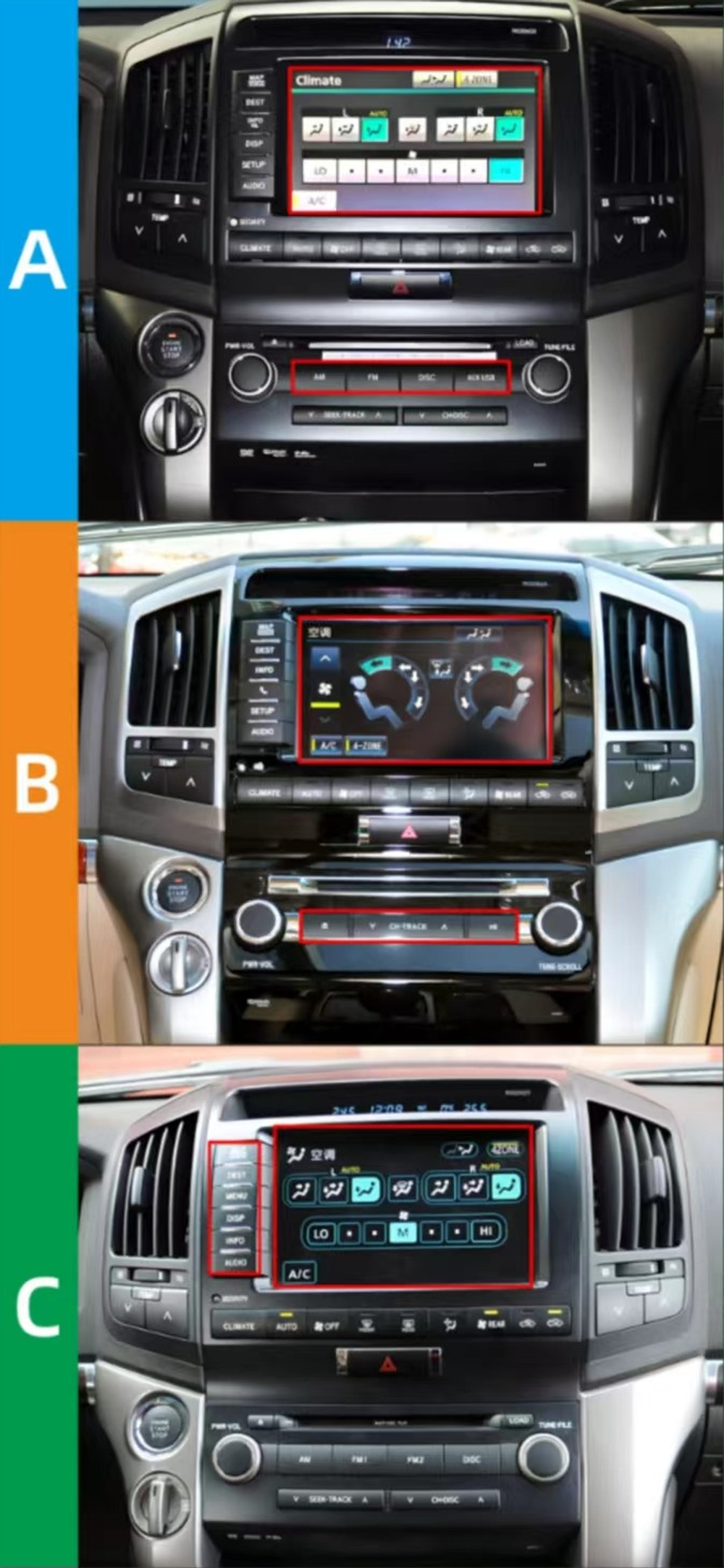 Установочный комплект для TOYOTA Land Cruiser 200 2007-2015 top  KUBERG KP-T1206FW-B