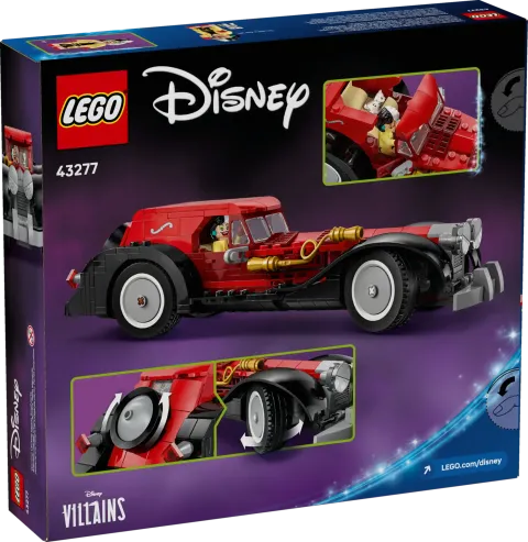 Конструктор LEGO Disney 43277 Машина Круэллы Де Виль
