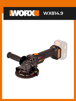 Угловая шлифмашина бесщёточная аккумуляторная WORX WX814.9