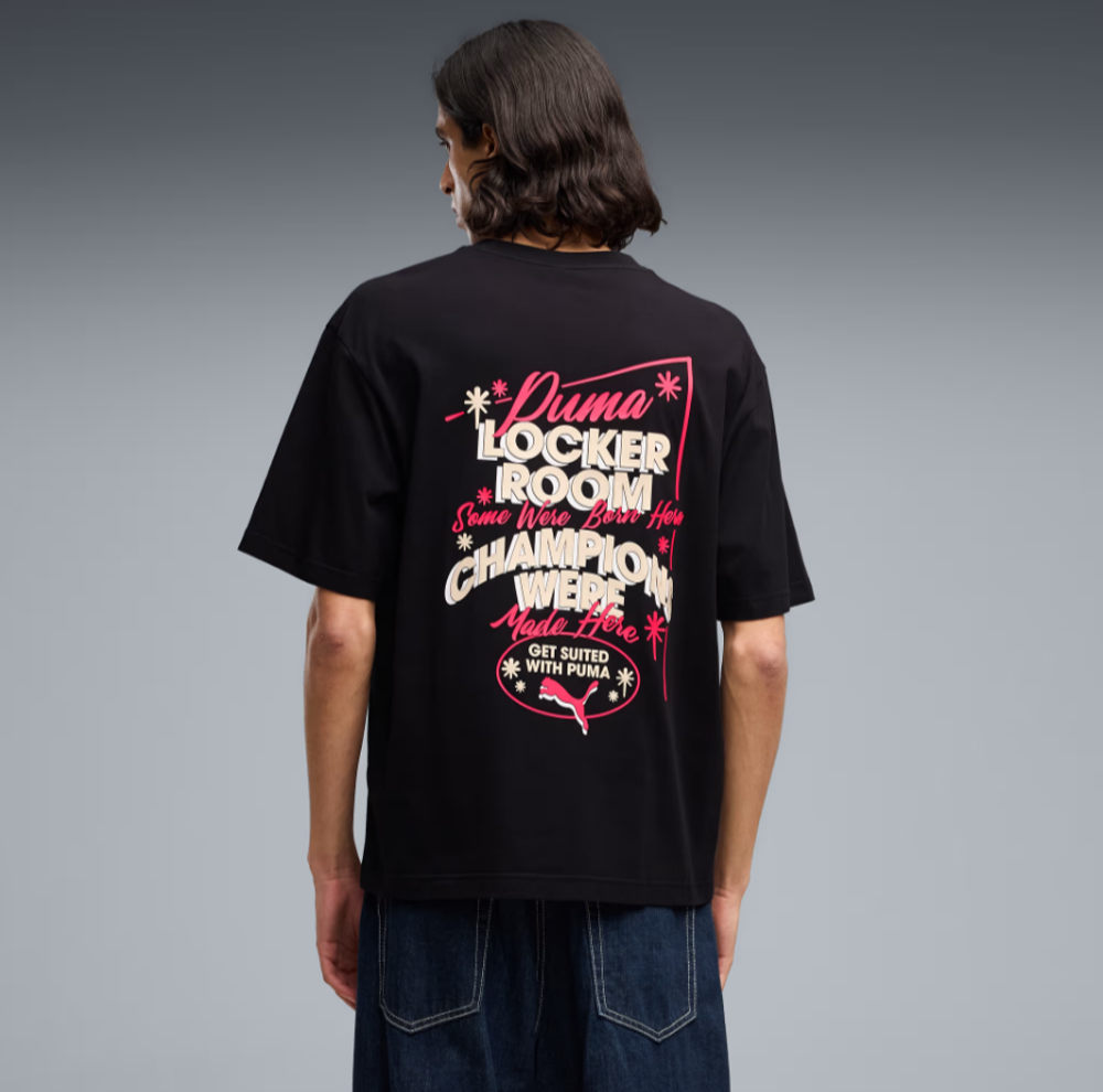Футболка мужская PUMA GRAPHIC Champions Boxy Tee