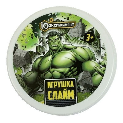 Слайм 150г. "Супергерои" прозрачный цветной IQ-S150-H-RU (IQ Эксперимент)