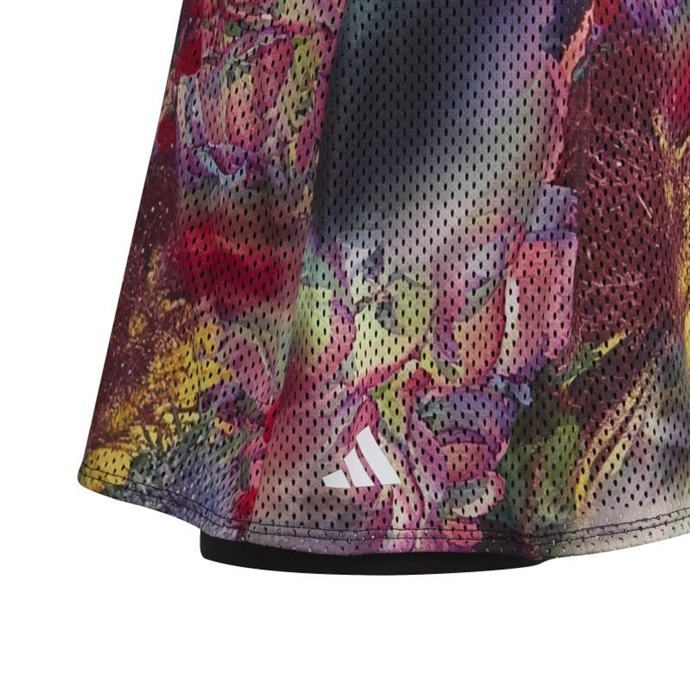 Юбка для девочки теннисная Adidas Melbourne Skirt - разноцветный/black
