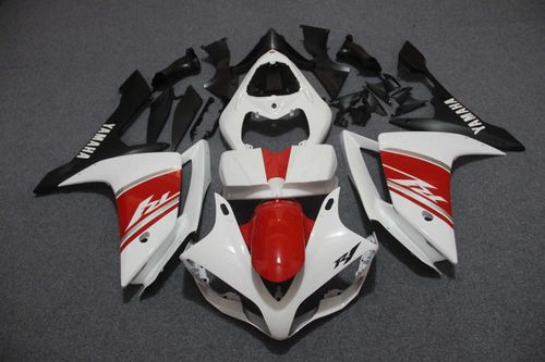 Купить    Комплект пластика для мотоцикла Yamaha YZF-R1 07-08 Красно-Бело-Черный