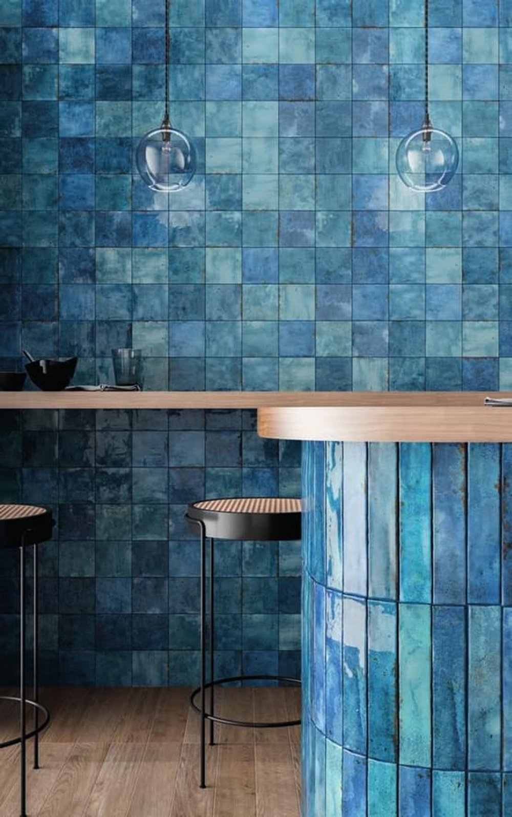 DNA Tiles Enamel CHARCOAL 5x25