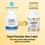 California Gold Nutrition, коэнзим Q10 с экстрактом чёрного перца Bioperine®, 150 вегетарианских капсул