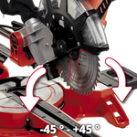 Пила торцовочная Einhell TC-SM 2534/1 Dual, 2,1кВт, 250х30мм