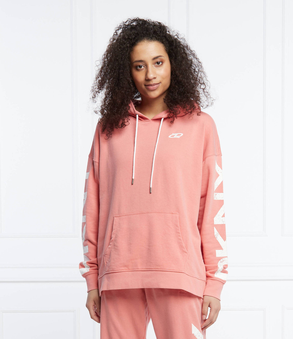 Худи exploded crackle log DKNY Sport - коралловый (DP1T8461)