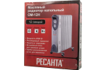 Масляный радиатор Ресанта ОМ-12Н, 12 секций