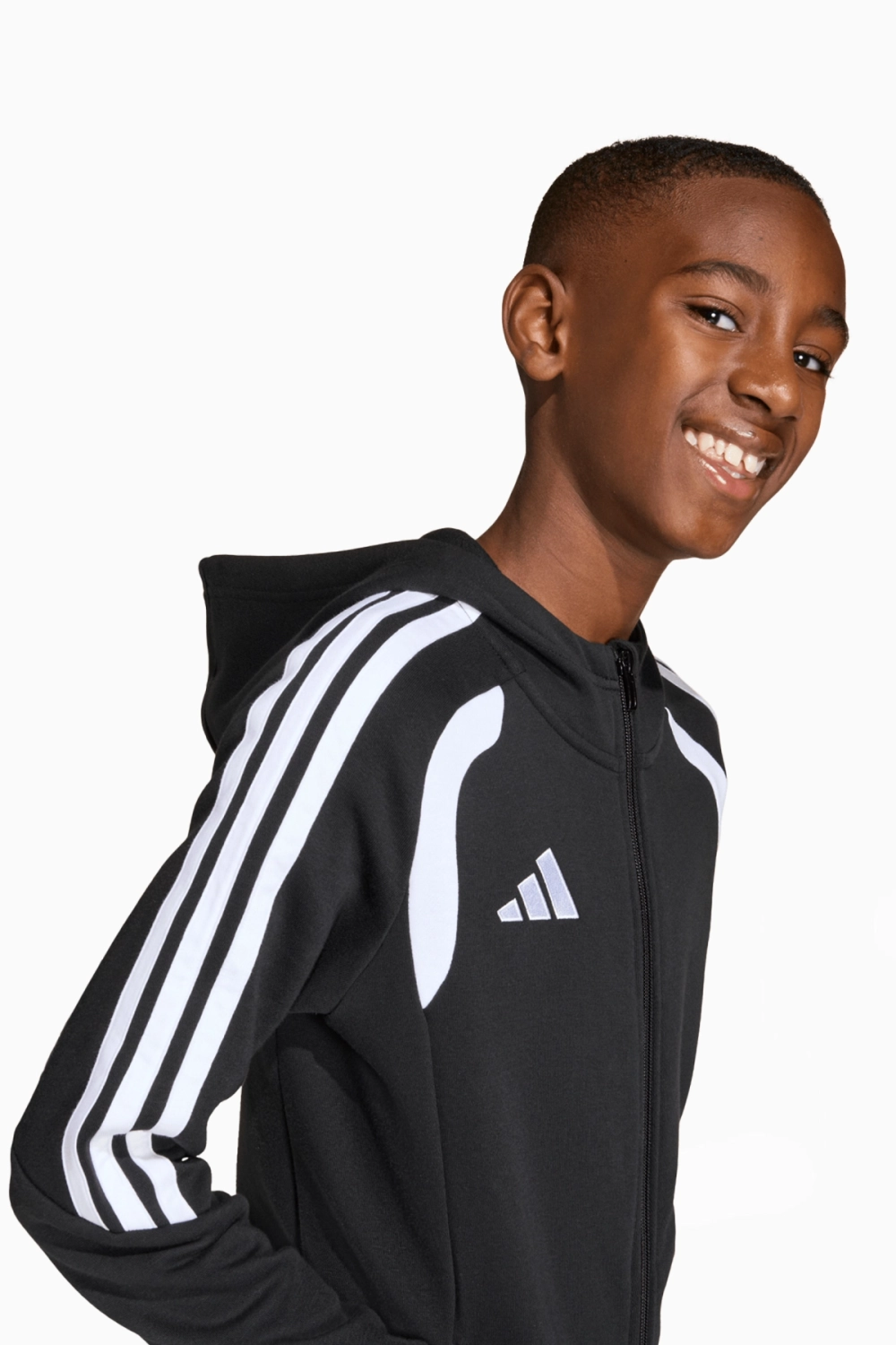 Кофта adidas Tiro 26 League Sweat Full-Zip Junior - черный