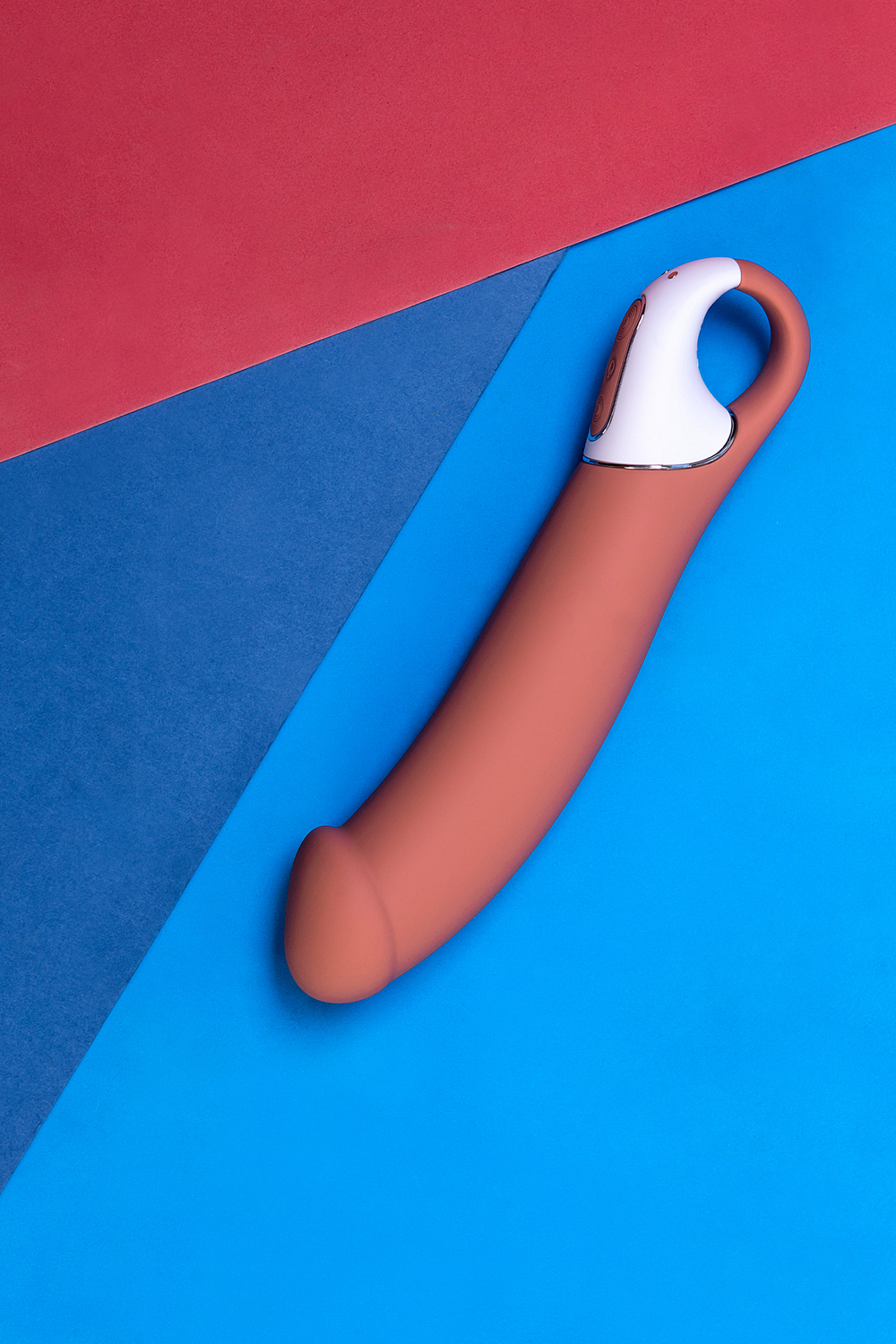 Вибратор Satisfyer Vibes Master силикон бежевый 23,5 см