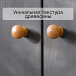 Комод 62х30х120, Раст, с 2 ящиками для вещей, деревянный, в прихожую, спальню, гостиную, детскую,2 двери, IKEA