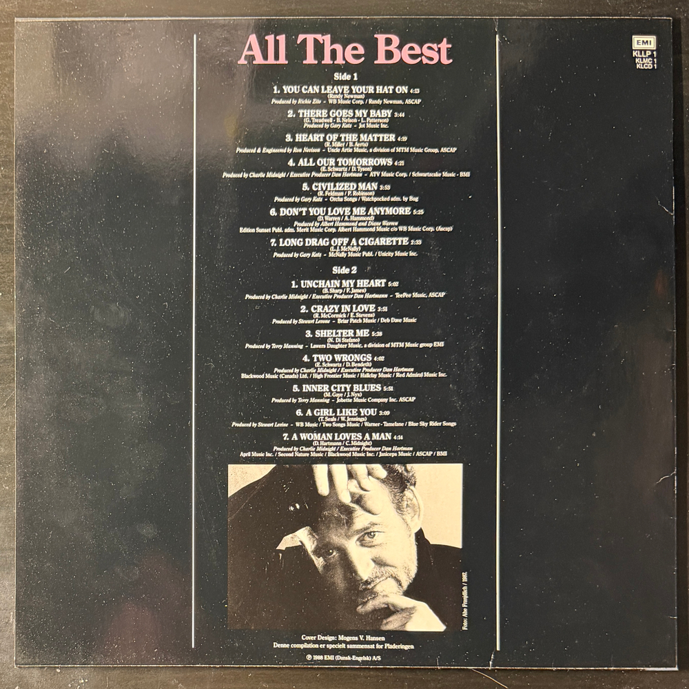 Joe Cocker ‎– All The Best (Европа 1988г.)