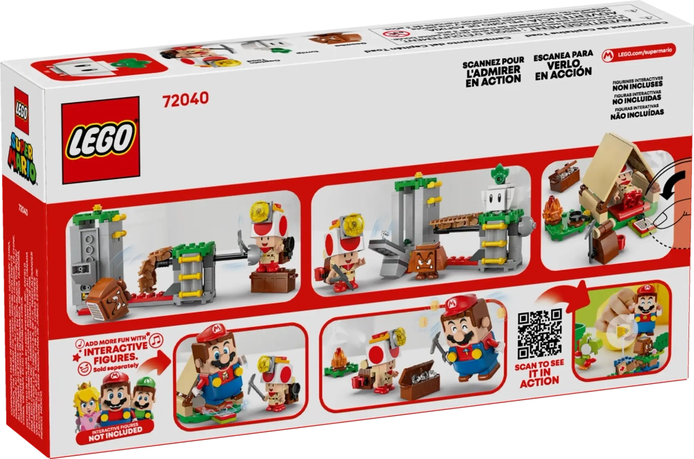 Конструктор LEGO Super Mario 72040 Лагерь капитана Тоуда