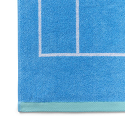 Теннисное полотенце Wimbledon Tennis Court Cotton Bath - sky blue/white