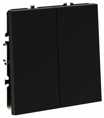 Переключатель перекрестный двухклавишный без рамки Voltum S70 VLS020508